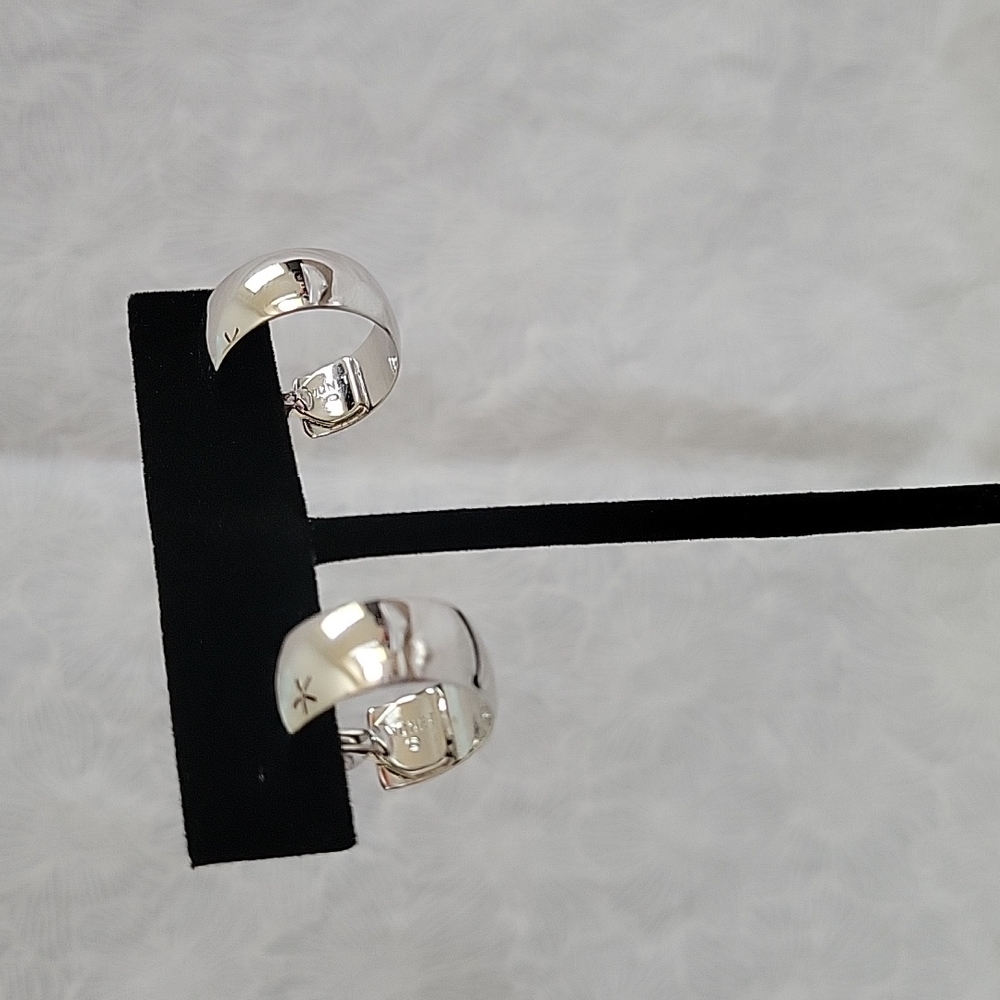 Monet Silvet Clip Hoops